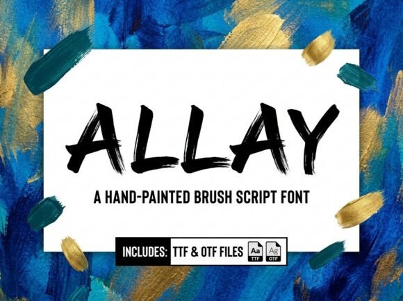Allay: The Edgy Display Font for Bold Campaigns