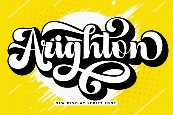 Arighton: The Bold Retro Display Font for Campaigns