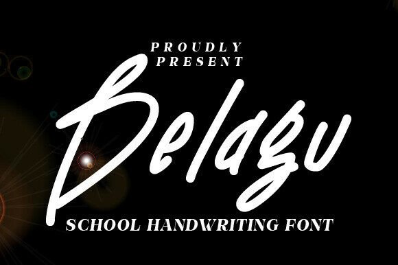 Belagu: A Whimsical Handwritten Display Font Review