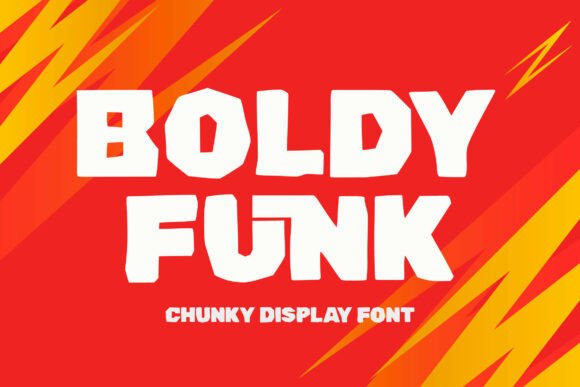 Boldy Funk: A Playful Display Font for Your Brand
