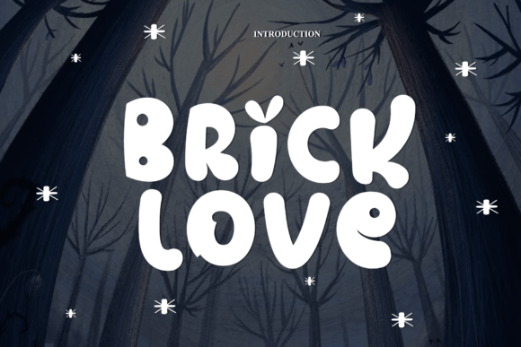 Brick Love: A Modern Display Font for Branding