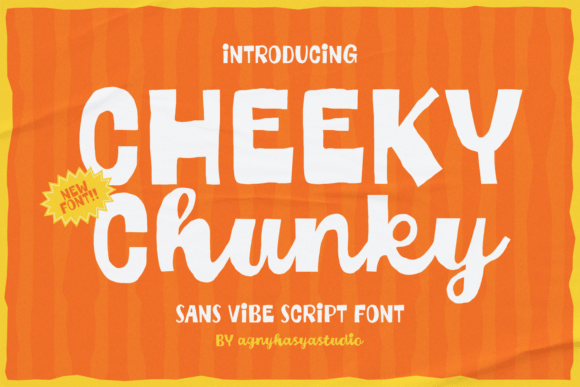 Cheeky Chunky: A Playful Display Font for Crafters