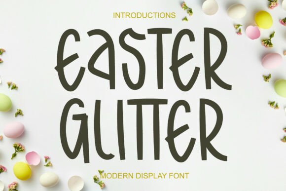 Easter Glitter: A Stylish Script Font Review