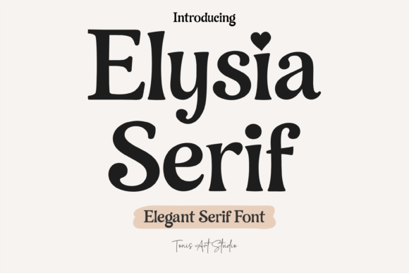 Elysia Serif: A Modern Typeface for Editorial Design