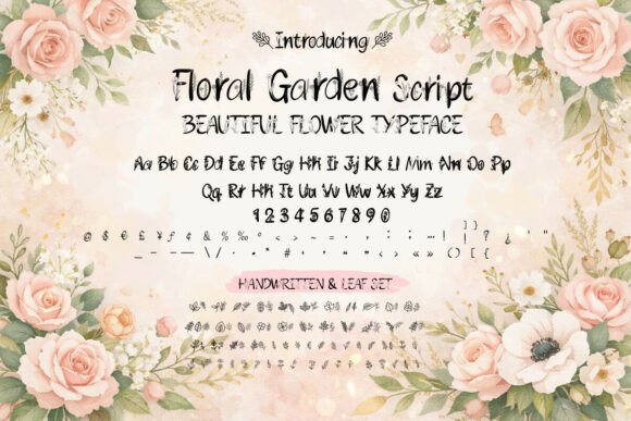Floral Garden: A Premium Display Font for Campaigns