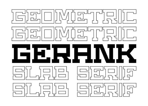Gerank: A Robust Slab Serif Font for Web Design