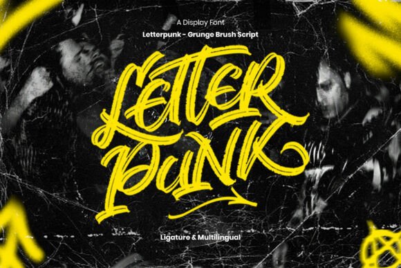 Letterpunk: A Bold Display Font for Rebellious Makers