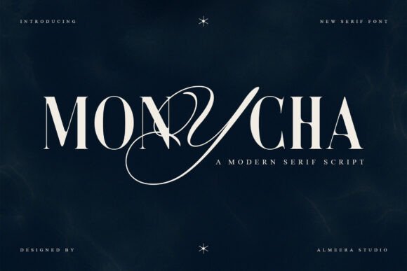 Monycha: The Modern Serif Font for Bold Campaigns