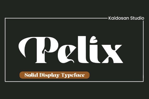 Pelix: A Designer's Review of This Bold Display Typeface