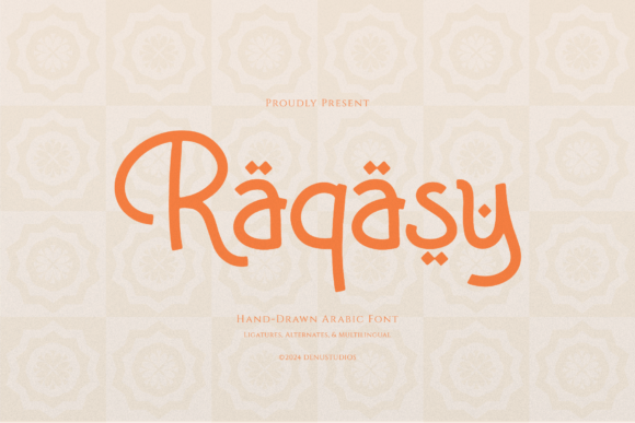 Raqasy: A Stunning Arabic-Style Display Typeface