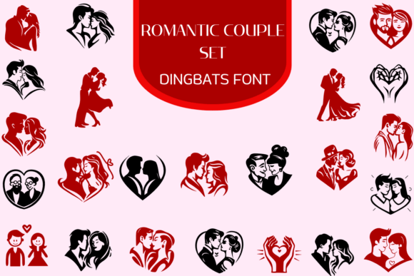 Romantic Couple Set: A Visual Romance Typeface Review