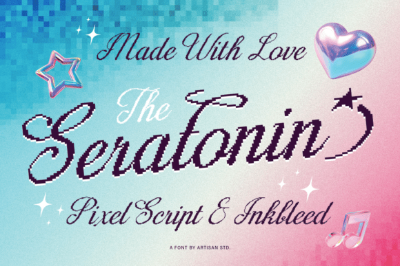 Seratonin: A Retro-Futuristic Script Font for Editors