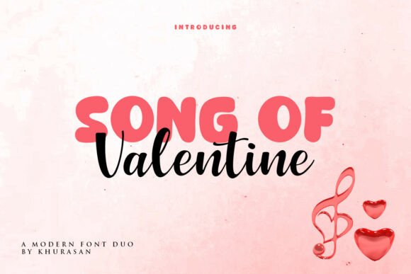 Song of Valentine Duo Font for Campaigns