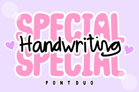 Special Handwriting Duo: The Perfect Font for Makers