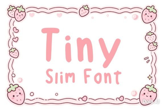 Tiny Slim: A Playful Display Font for Campaigns