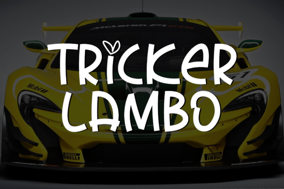 Tricker Lambo: The Modern Handwritten Display Font