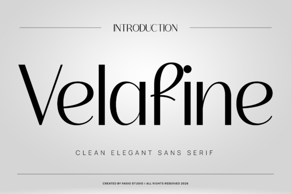 Velafine: The Minimalist Sans Serif Font for Crafters