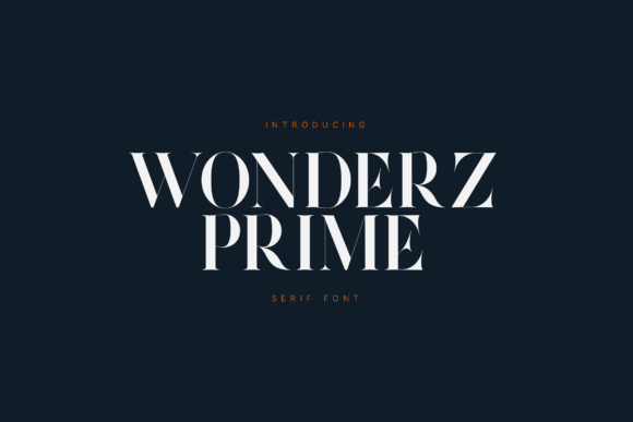 Wonderz Prime: A Premium Serif Font for Marketers